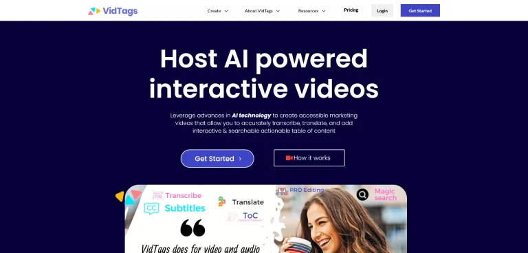 AI工具与服务推荐 - VidTags - AI视频音频托管平台 - 特色图片