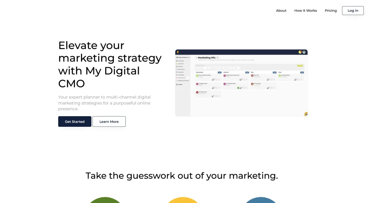 AI工具与服务推荐 - My Digital CMO - 营销策略制定工具 - 特色图片