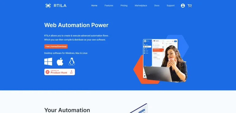 AI工具与服务推荐 - RTILA - 网络自动化工具 - 特色图片