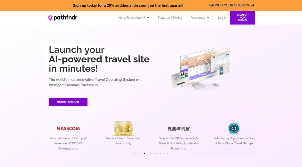 AI工具与服务推荐 - Pathfndr.io - AI旅游操作系统 - 特色图片