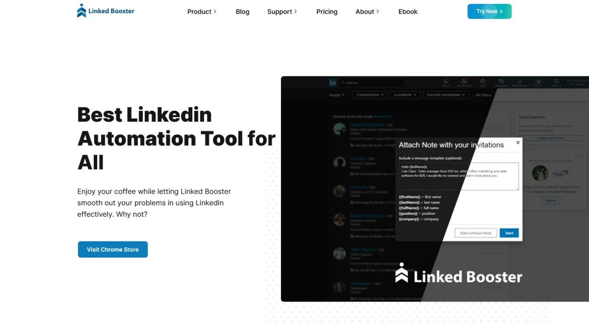 AI工具与服务推荐 - Linked Booster - LinkedIn自动化工具 - 特色图片