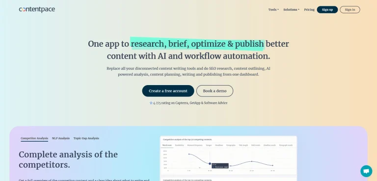 AI工具与服务推荐 - Contentpace - 内容写作研究平台 - 特色图片