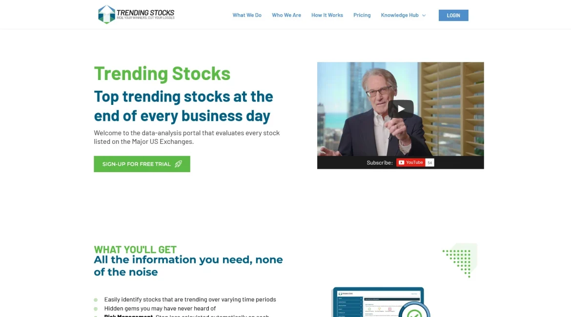 AI工具与服务推荐 - Trending Stocks - 股市趋势分析数据门户 - 特色图片