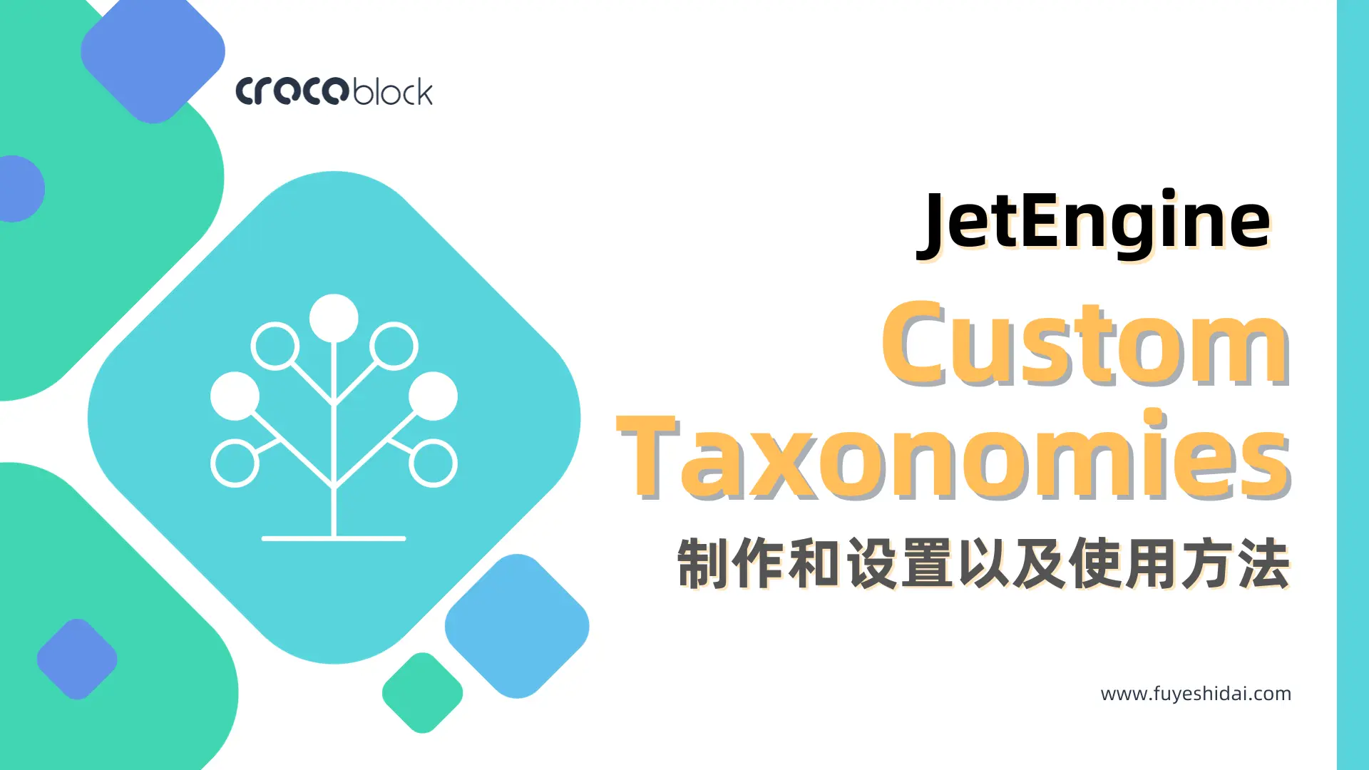 Wordpress插件与设计 - JetEngine 使用教程 2 - Custom Taxonomies的制作和设置以及使用方法 -特色图片