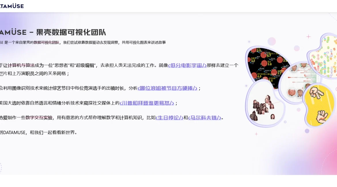 AI工具与服务推荐 - DATAMUSE - 数据分析与可视化平台 - 特色图片