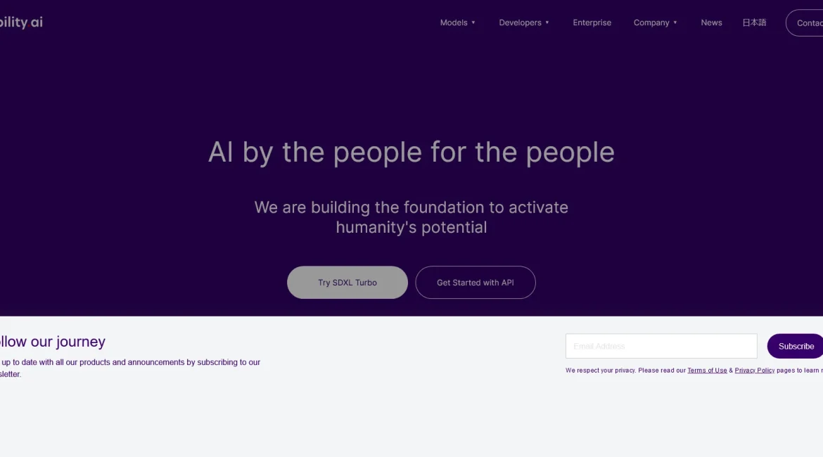 AI工具与服务推荐 - Stability AI - 开源生成AI公司 - 特色图片