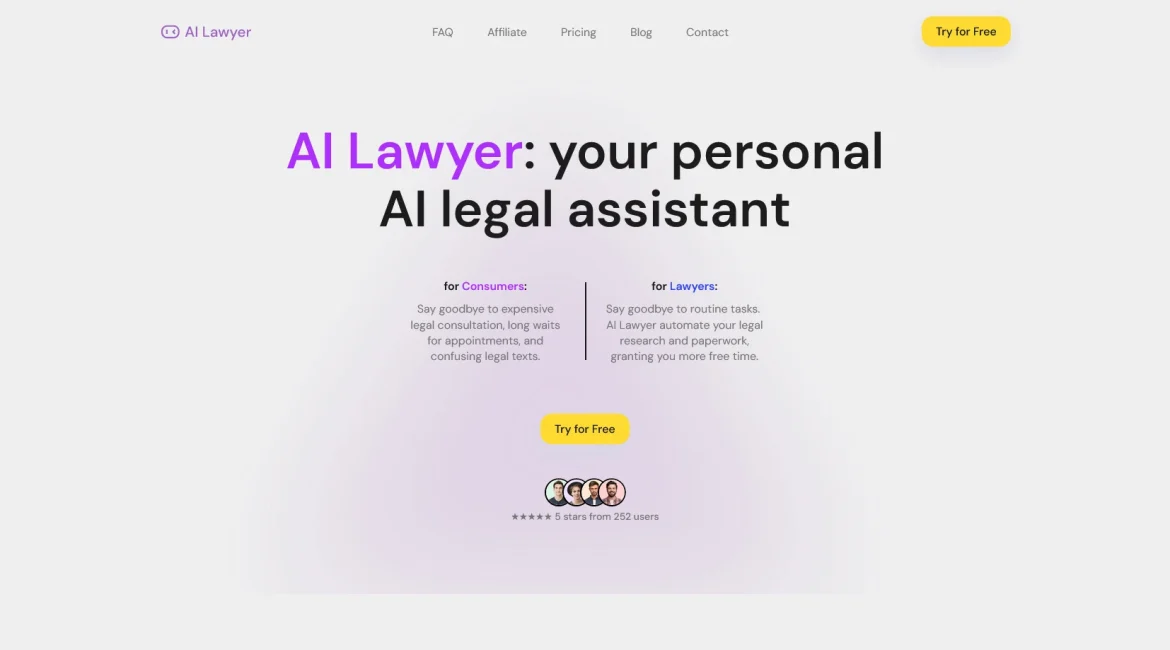 AI工具与服务推荐 - AI Lawyer - AI法律服务助手 - 特色图片
