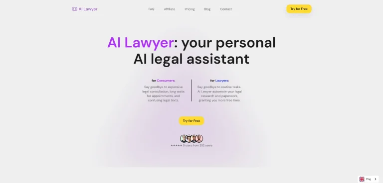 AI工具与服务推荐 - AI Lawyer - AI法律服务助手 - 特色图片