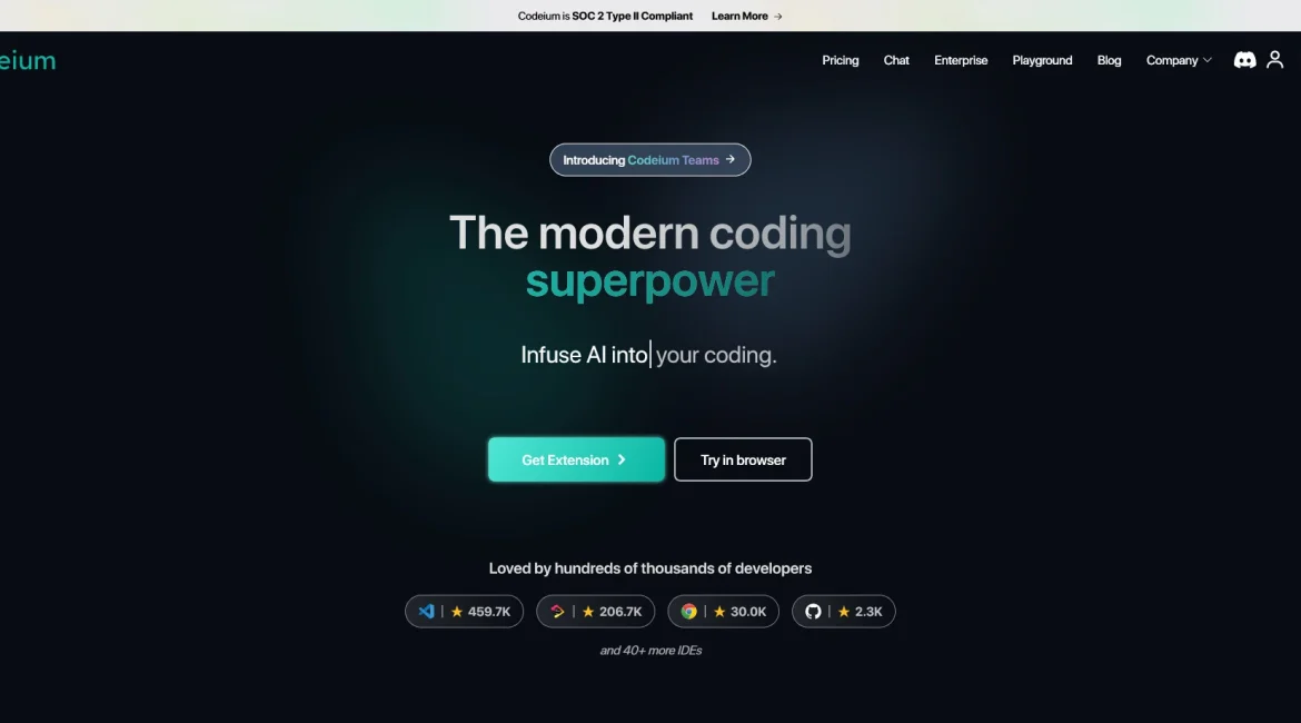 AI工具与服务推荐 - Codeium - 免费AI代码自动完成工具 - 特色图片
