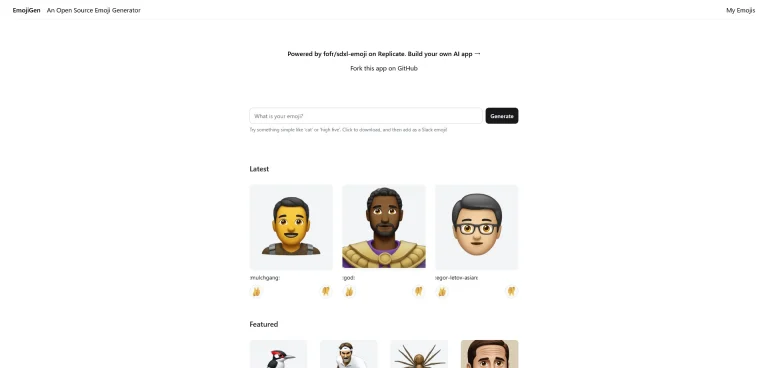 AI工具与服务推荐 - AI Emojis - AI表情符号生成器 - 特色图片
