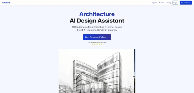 AI工具与服务推荐 - mnml.ai - AI建筑及室内设计辅助平台 - 特色图片