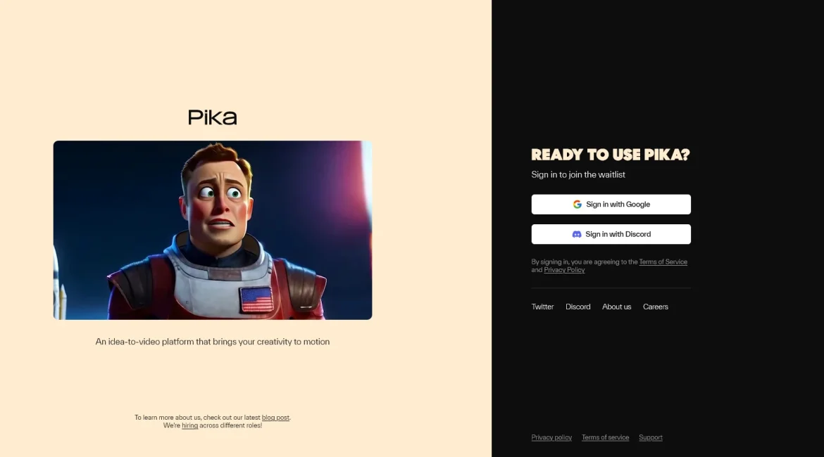 AI工具与服务推荐 - Pika - AI视频创作平台 - 特色图片