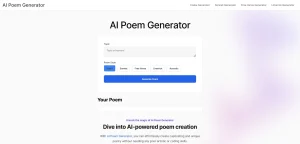 AI工具与服务推荐 - 诗歌创作工具 - AI诗歌创作平台 - 特色图片