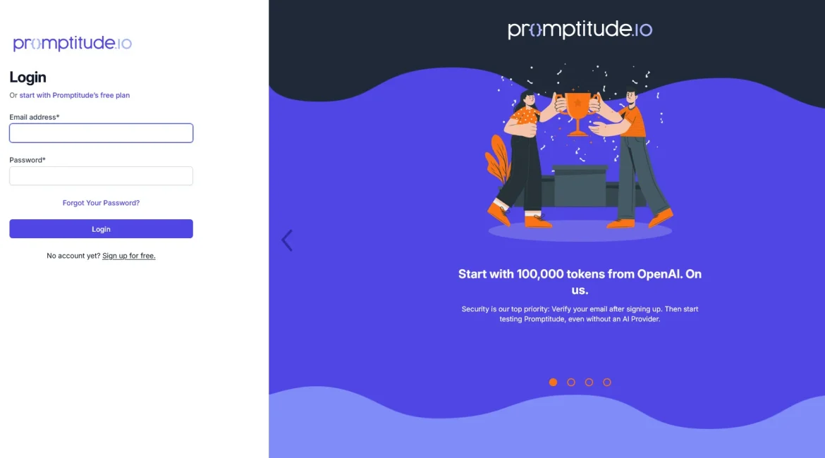 AI工具与服务推荐 - Promptitude.io - AI辅助创作平台 - 特色图片