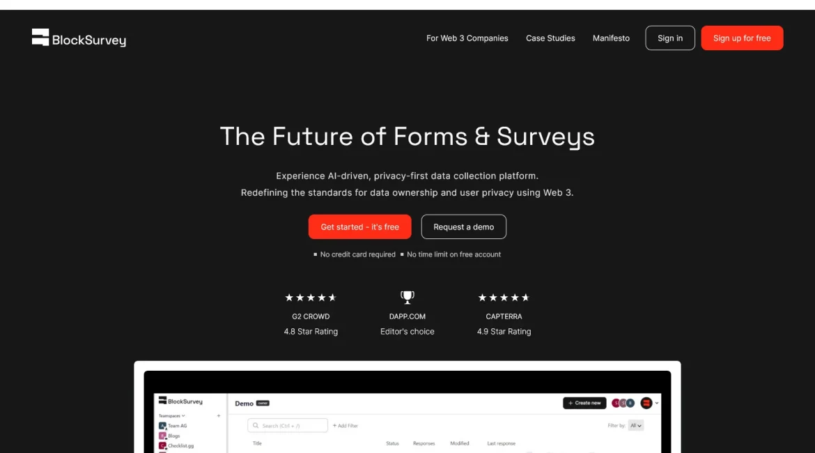 AI工具与服务推荐 - BlockSurvey - AI在线调查平台 - 特色图片