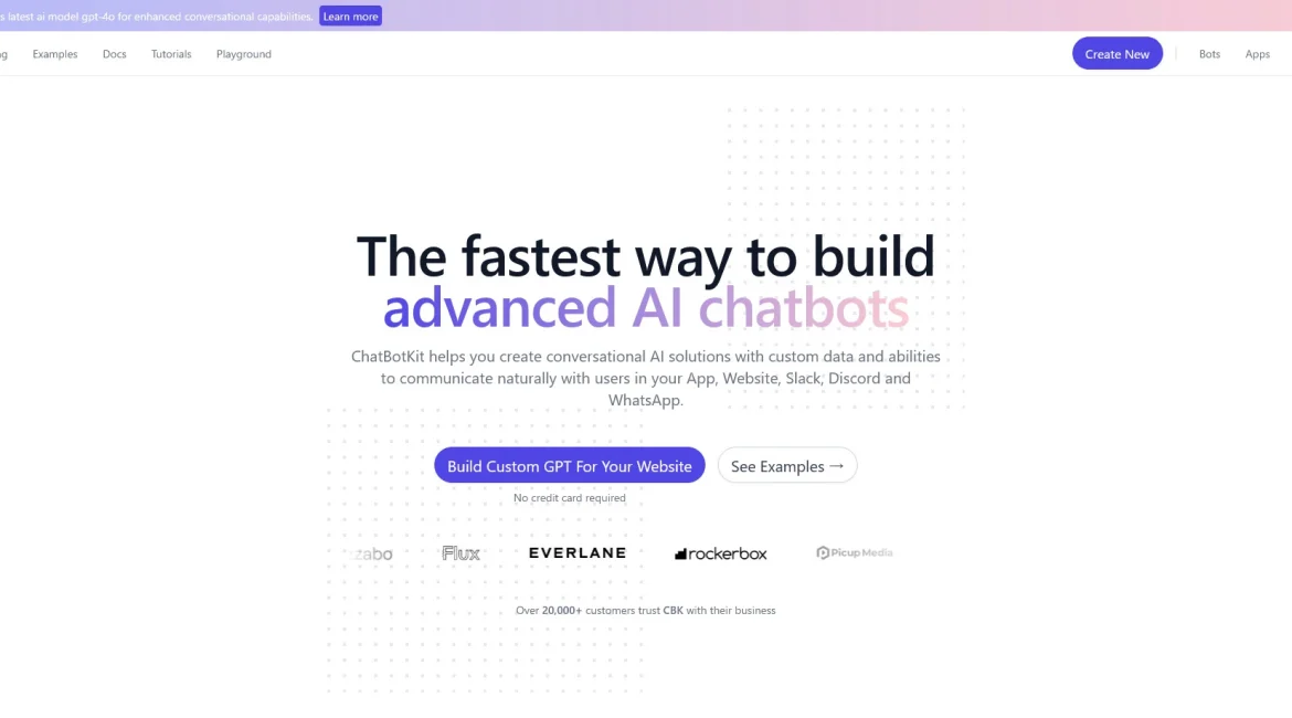 AI工具与服务推荐 - ChatBotKit - 聊天机器人开发平台 - 特色图片