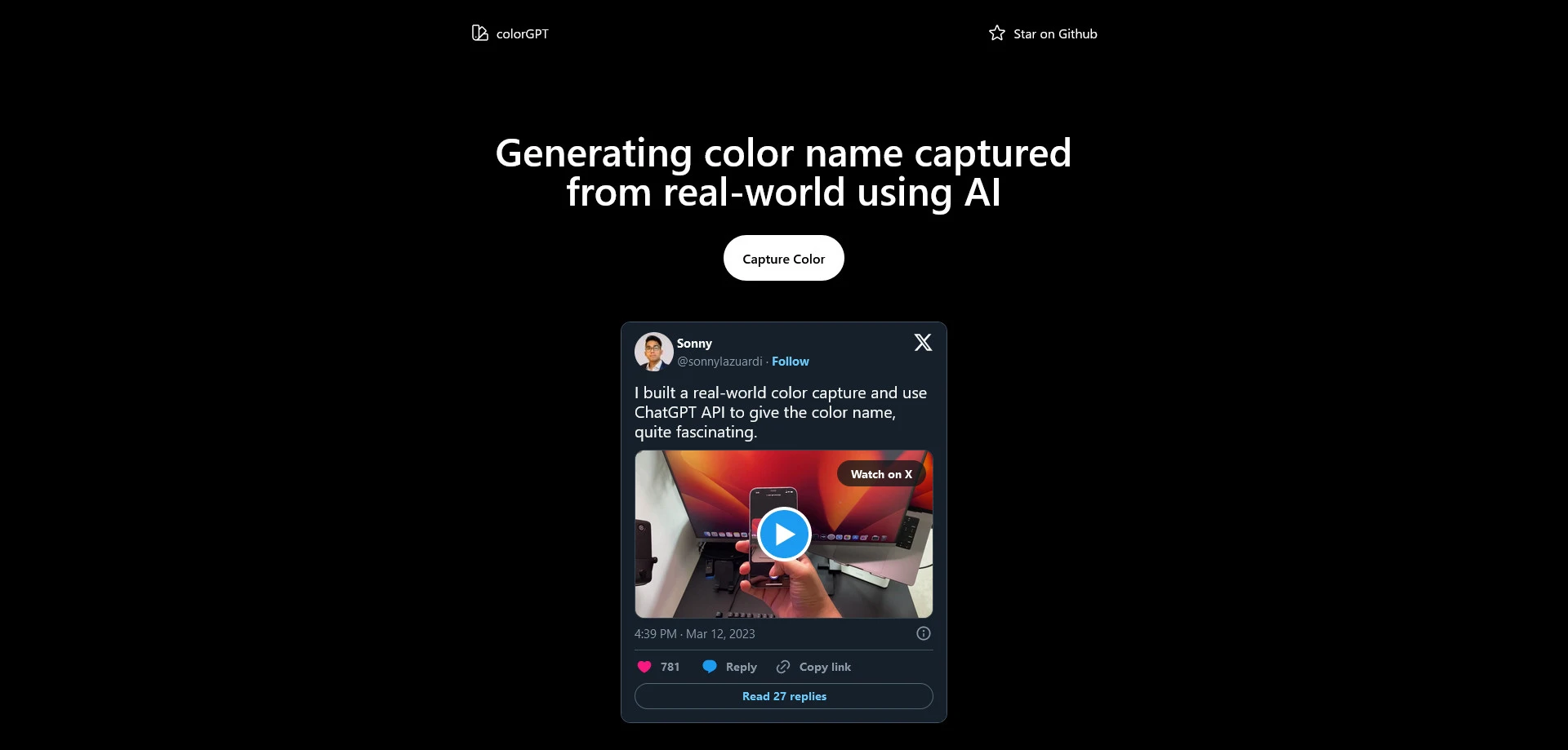 AI工具与服务推荐 - ColorGPT - AI色彩工具 - 特色图片