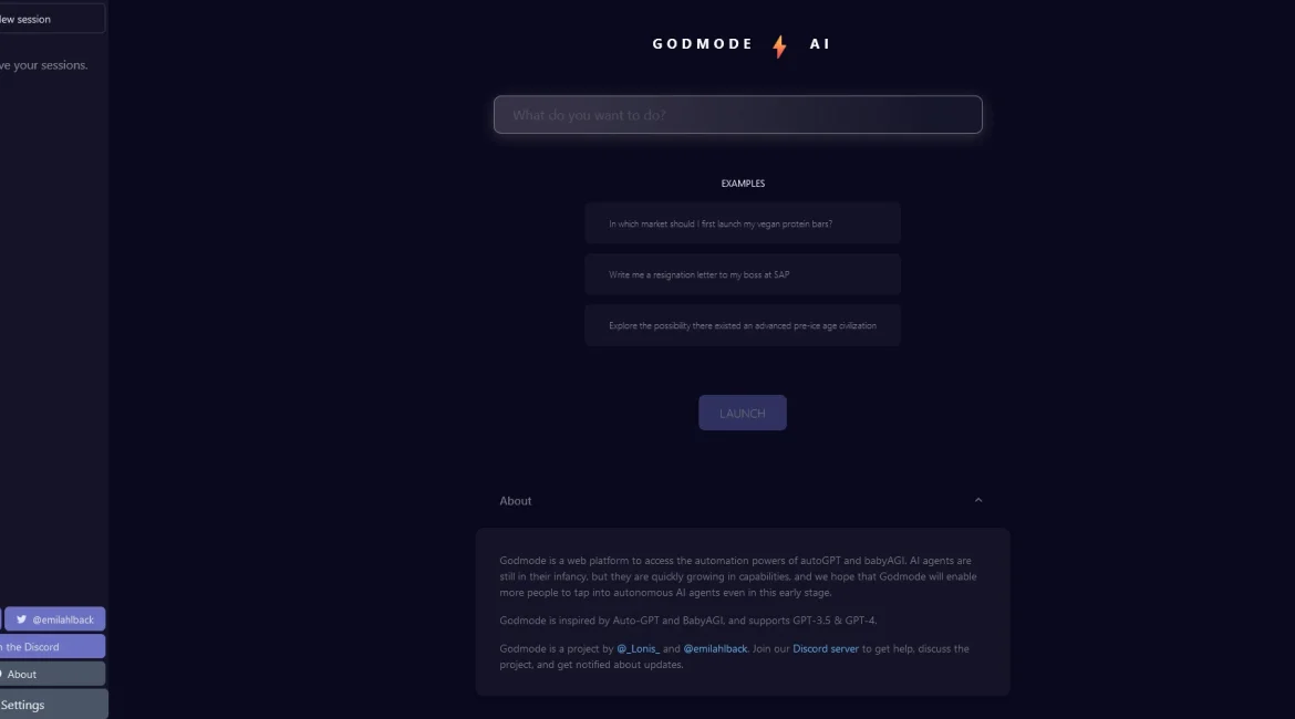 AI工具与服务推荐 - Godmode - AI自动化平台 - 特色图片