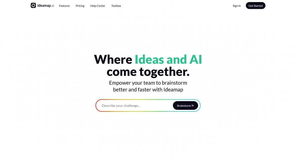 AI工具与服务推荐 - Ideamap - AI可视化头脑风暴工具 - 特色图片