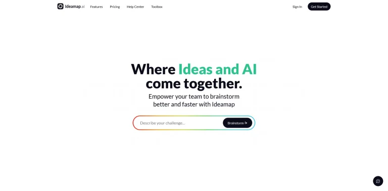 AI工具与服务推荐 - Ideamap - AI可视化头脑风暴工具 - 特色图片