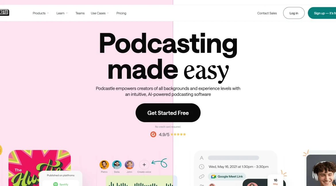AI工具与服务推荐 - Podcastle - AI播客制作软件 - 特色图片