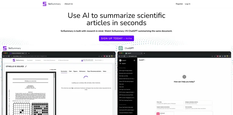 AI工具与服务推荐 - SciSummary - AI科研助手 - 特色图片