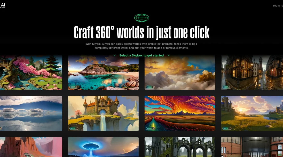 AI工具与服务推荐 - Skybox AI - 360°图像生成工具 - 特色图片