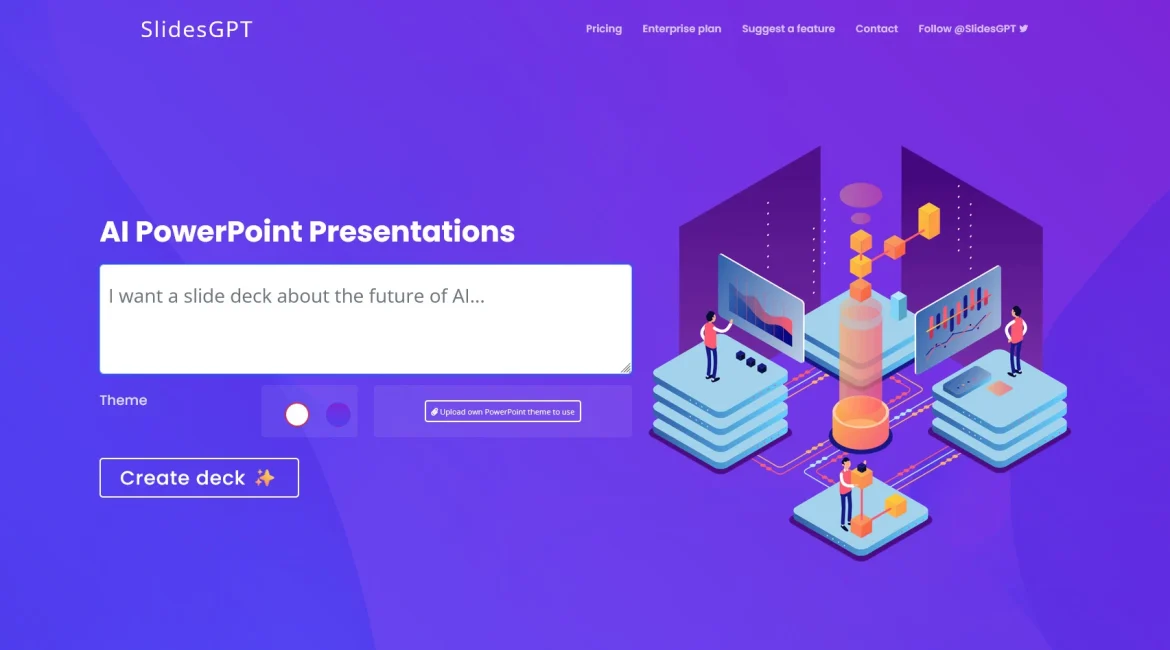 AI工具与服务推荐 - SlidesGPT - AI PowerPoint生成工具 - 特色图片