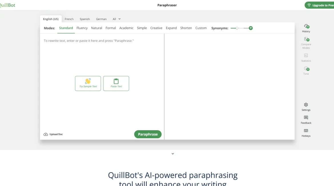 AI工具与服务推荐 - QuillBot - AI驱动改写工具 - 特色图片