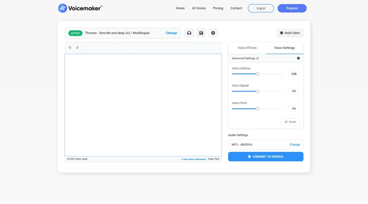 AI工具与服务推荐 - Voicemaker - 文字转语音工具 - 特色图片