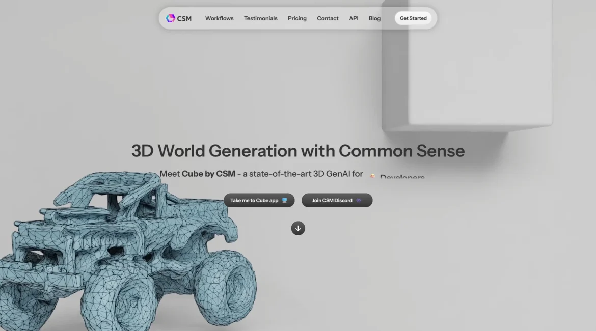 AI工具与服务推荐 - Cube - 3D生成AI工具 - 特色图片