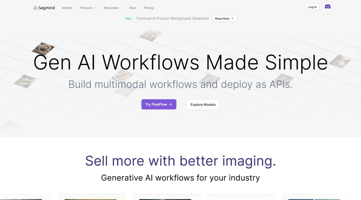 AI工具与服务推荐 - Segmind - AI多模态工作流平台 - 特色图片