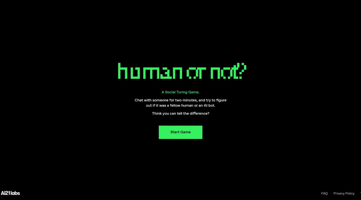 AI工具与服务推荐 - “Human or Not?” - AI社交游戏 - 特色图片