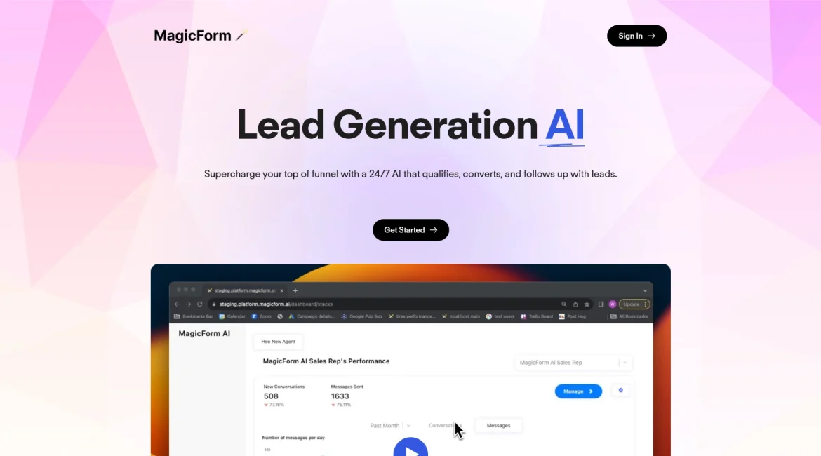 AI工具与服务推荐 - MagicForm - AI销售助手 - 特色图片