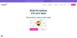 AI工具与服务推荐 - Tavus - AI视频研究公司 - 特色图片