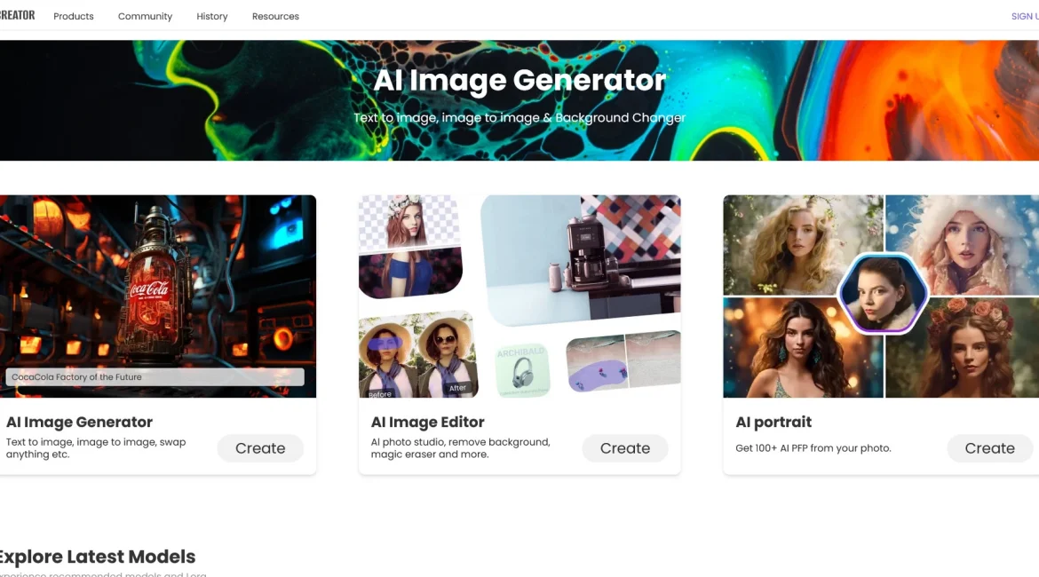 AI工具与服务推荐 - ImgCreator.AI - AI图像生成平台 - 特色图片
