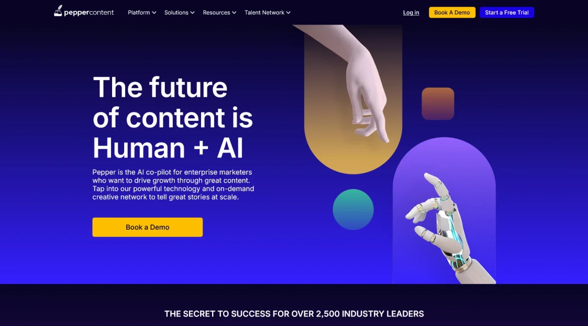 AI工具与服务推荐 - Pepper Content - AI内容营销平台 - 特色图片