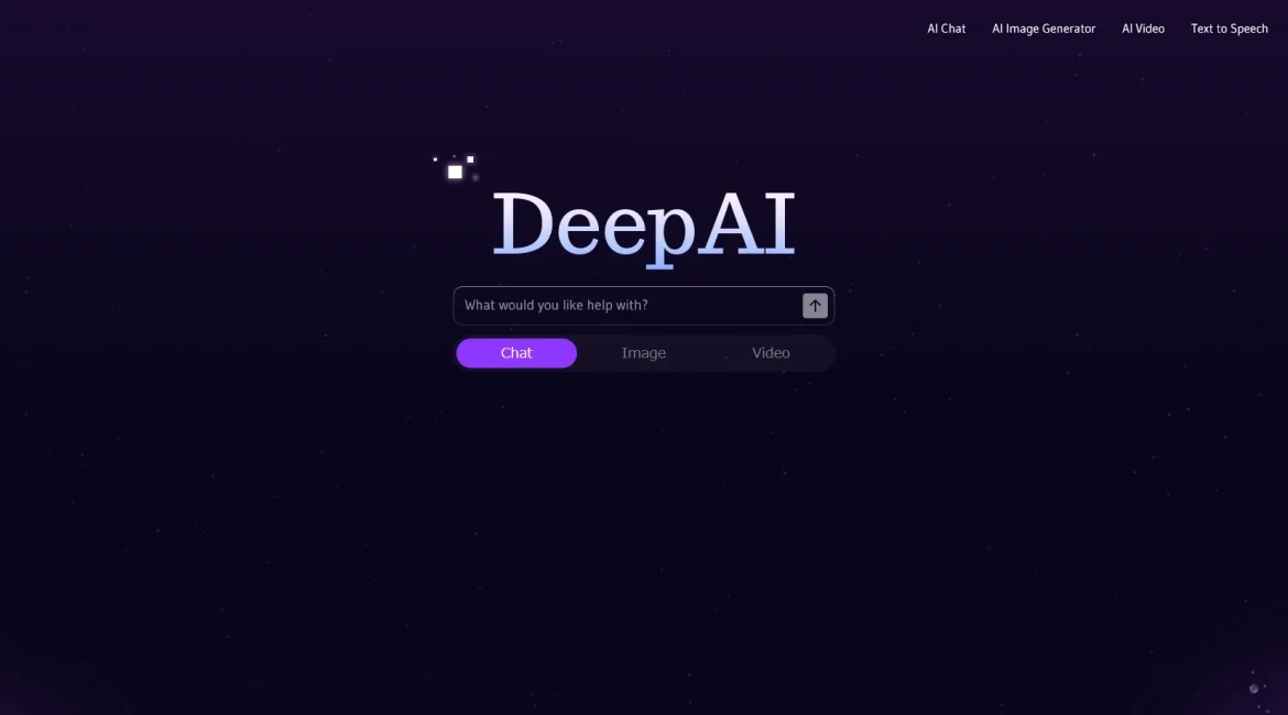 AI工具与服务推荐 - DeepAI - AI创意图像视频生成工具 - 特色图片