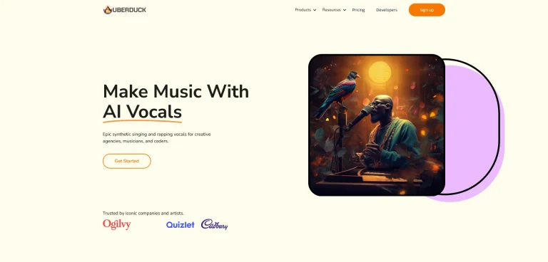 AI工具与服务推荐 - Uberduck - AI音乐制作平台 - 特色图片