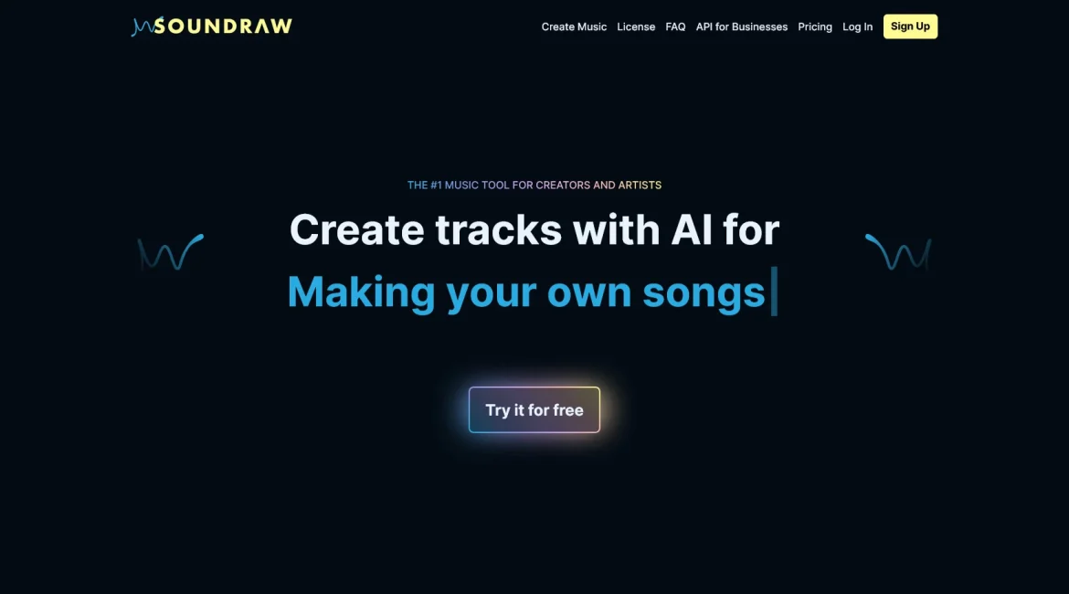 AI工具与服务推荐 - SOUNDRAW - AI音乐生成平台 - 特色图片