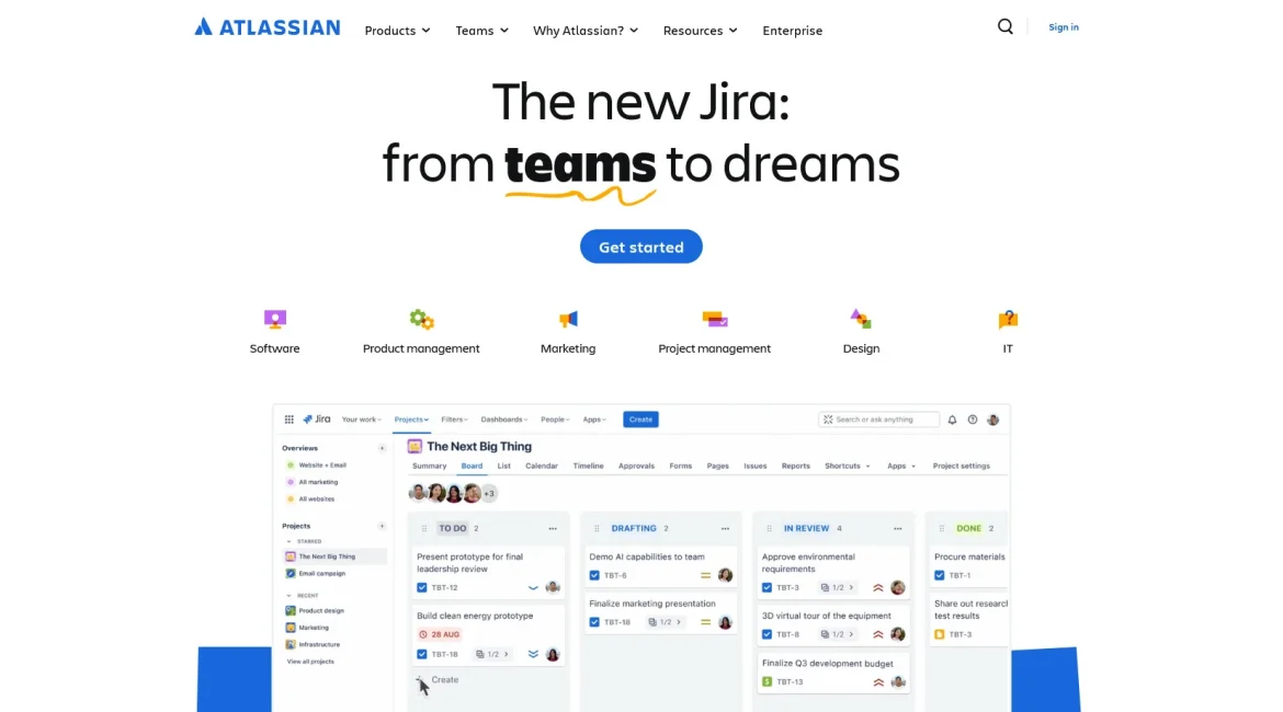 AI工具与服务推荐 - Atlassian - 团队协作软件 - 特色图片