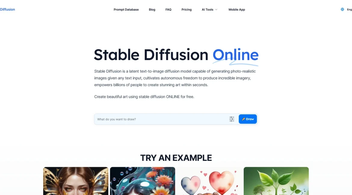 AI工具与服务推荐 - Stable Diffusion Online - AI图像生成工具 - 特色图片