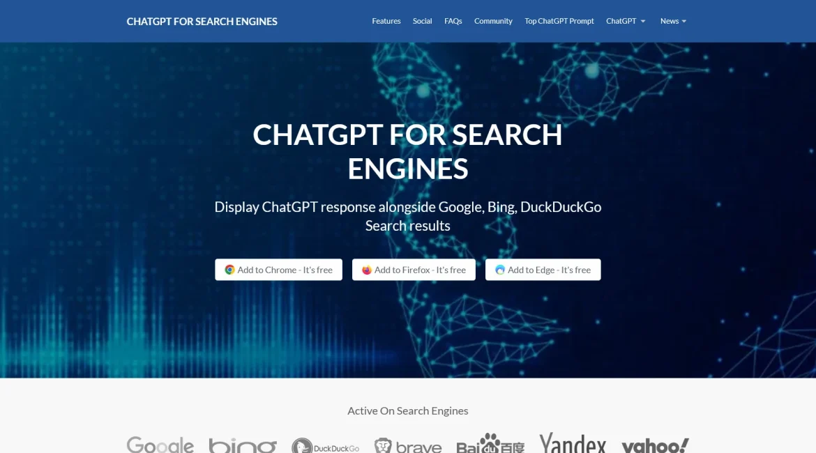 AI工具与服务推荐 - ChatGPT for Search Engines - 浏览器ChatGPT扩展 - 特色图片