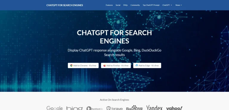 AI工具与服务推荐 - ChatGPT for Search Engines - 浏览器ChatGPT扩展 - 特色图片