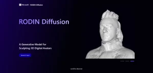 AI工具与服务推荐 - RODIN Diffusion - AI 3D数字人像生成器 - 特色图片