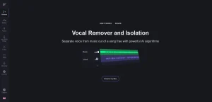AI工具与服务推荐 - Vocal Remover and Isolation - AI音频处理工具 - 特色图片