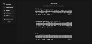 AI工具与服务推荐 - Sonauto - AI音乐创作工具 - 特色图片