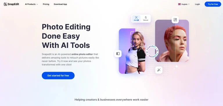 AI工具与服务推荐 - SnapEdit - 在线AI照片编辑器 - 特色图片