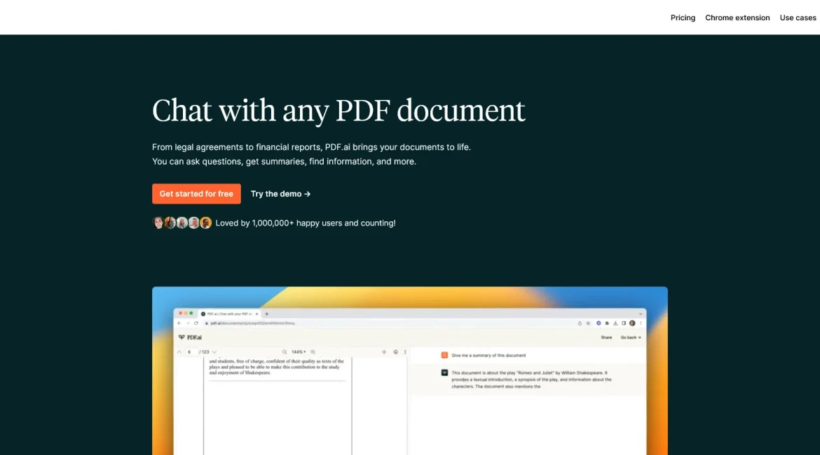 AI工具与服务推荐 - PDF.ai - ChatPDF应用 - 特色图片