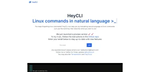 AI工具与服务推荐 - heyCLI - Linux命令助手 - 特色图片